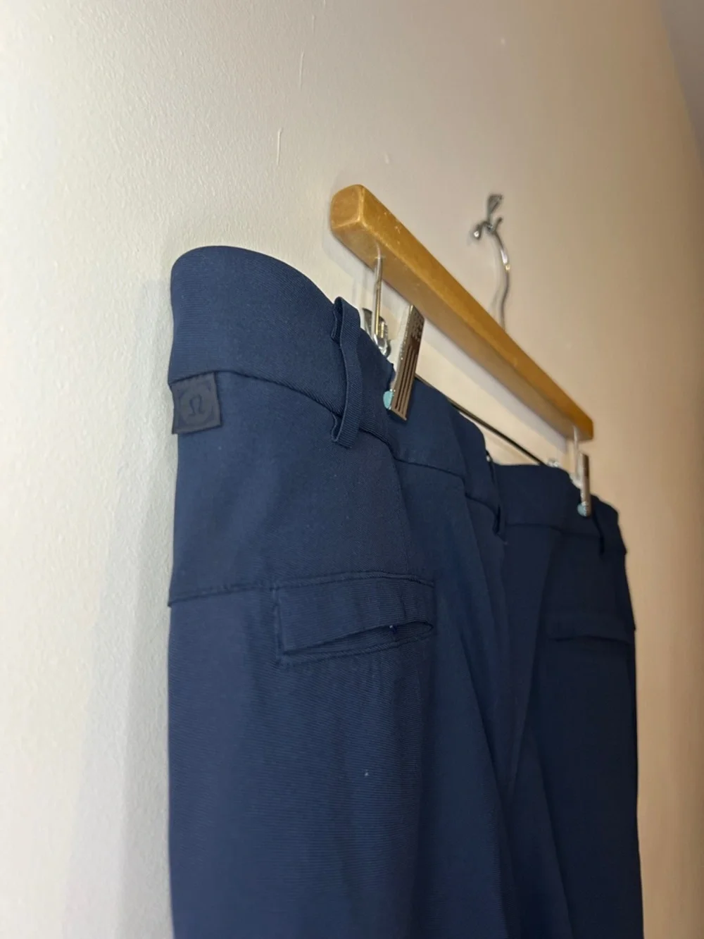 Lululemon ABC Classic-Fit Trouser Men’s 40 Navy Warpstreme Stretch Dress Pants - Picture 5 of 8